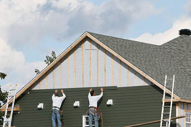 Professional Siding Repair technician working in Westwood, NJ